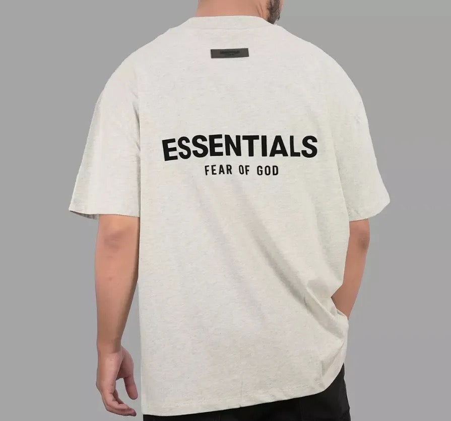 Playera Essentials Fear of God Light Oatmeal