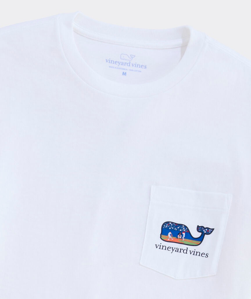 VINEYARD VINES-PLAYERA DE MANGA LARGA Baseball Crowd Whale