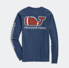 VINEYARD VINES-PLAYERA DE MANGA LARGA Football Whale