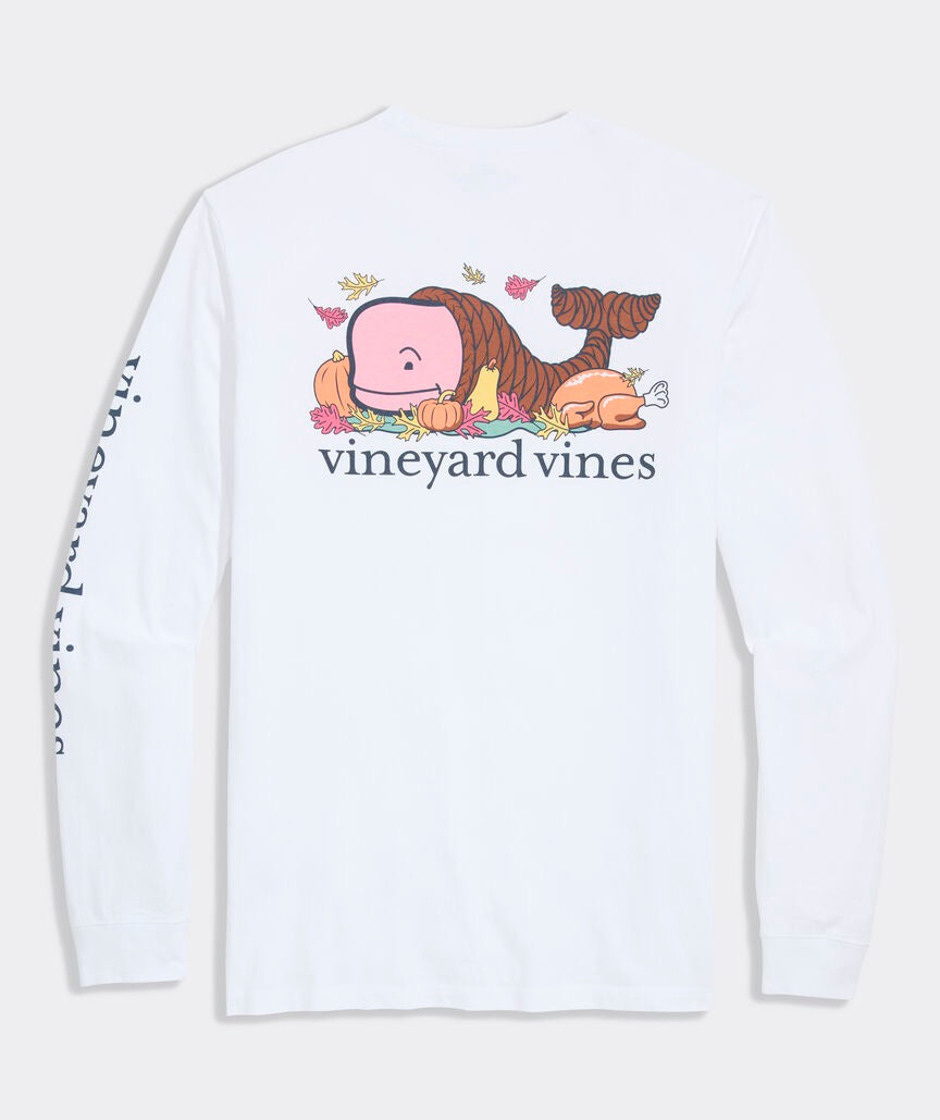 VINEYARD VINES-PLAYERA DE MANGA LARGA Whale Cornucopia