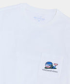 Vineyard Vines- Playera de manga larga Snowboard Whale
