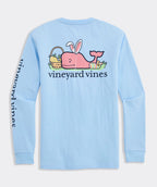 Vineyard Vines-Playera de manga larga Easter Whale